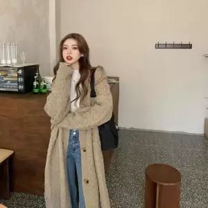 가방 여자가디건 코디 자켓 니트롱 롱니트 여자 카디건 숄