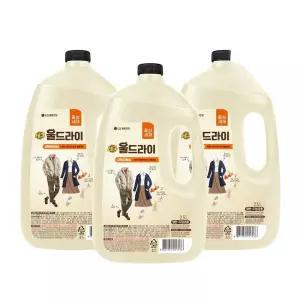 LG생활건강 테크 울드라이 오리지널 중성세제 용기 2.5L×3개 섬세케어
