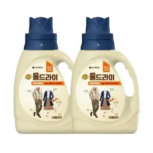 LG생활건강 테크 울드라이 오리지널 중성세제 1.5L×2개 손빨래