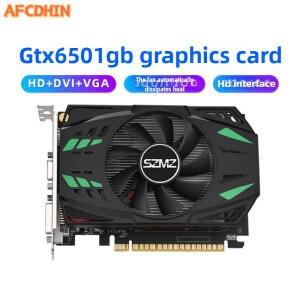 GTX650 1GB 개별 그래픽 카드 게임 사무실 단일 팬 자동 냉각 VGA를 갖춘 고화질 인터페이스