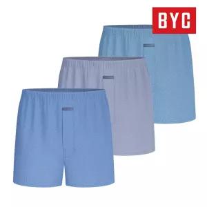 BYC 남성 트렁크팬티 80수 순면 고급 사각박서 3매입 세트 MCG1522