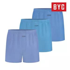 BYC 남성 순면 트렁크팬티 60수 사각박서 MCG1520 3매입