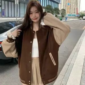 친절한탄씨 여성 여유핏 겨울 아우터 기모안감 야구점퍼 항공점퍼 여자점퍼 야구점퍼 항공점퍼
