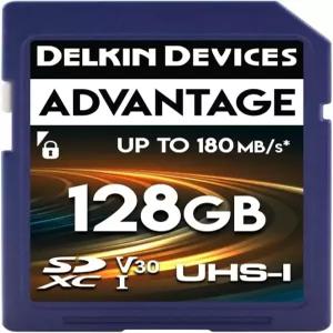델킨 디바이스 128GB 어드밴티지 SDXC 메모리 카드 UHS-I - 최대 100MB/s 쓰기 읽기 C10 U3 V30 4K UHD