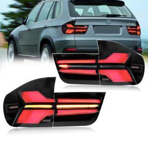 BMW X5 E70 2007-2013 LED 테일 라이트 어셈블리 브레이크 라이트 리버스 라이트 리어 포그 라이트 턴 시그