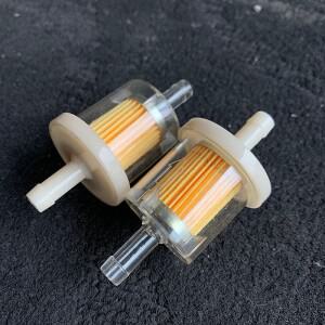 1개 범용 8mm 호스 바이크 오토바이 휘발유 연료 오일 필터 스쿠터 모페드 더트 DIY 액세서리