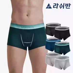 [라쉬반] H분리 나무소재 남성팬티 프리미엄 셀루켓 무브프리 6종