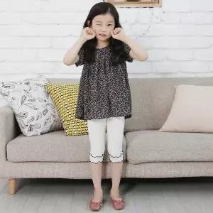 고품질 셔링골지 여아 레깅스 남자아이바지 유아레깅스 아동타이즈 어린이바지 (W6B97CD)