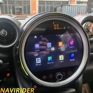 BMW 미니 페이스맨 컨트리맨 R56 R60 2007-2014용 9인치 자동차 무선 카플레이 안드로이드 스크린 카 라디