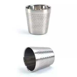[룽스_65]이중 냉장고물컵 물잔 물컵 7.2cm 180ml 9호