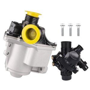 Electric Engine Water Pump Compatible with B-M-W E60 E61 E82 E88 E90 F01 640i 535i 740i 740Li 135i 335i 335is 335xi 535xi 135is X1 X3 X4 X5 X6 Z4 3.0L L6 Replaces# 11517563659, 11517588885