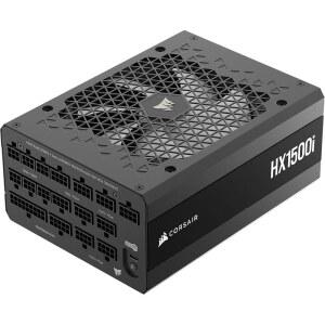 CORSAIR HX1500i (2025) 12V-2x6 케이블 u2013 ATX 3.1 및 PCIe 5.1 준수, 사이베네틱스 플래티넘 효율성, 유체 다이내믹 베어링 팬 블랙을 갖춘 완전 모듈형 초저소음 전원 공급 장치