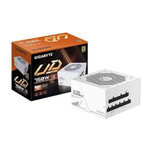 기가바이트 UD750GM PG5 V2 ICE - 750W 80 플러스 플래티넘 인증 PCIe5.1 준비 완료 ATX3.1 완전 모듈식 전원 공급 장치(GP-UD750GM ICE)