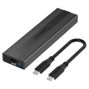 M.2 PCIe NVMe 및 SATA SSD(EC-SNVE)를 위한 Sabrent USB 3.2 Type-C 도구 없는 인클로저