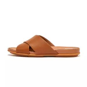 핏플랍 핏플랍(스포츠) fitflop 그라시에 여성 레더 크로스 슬리퍼 FD8-592