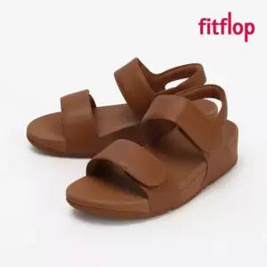 핏플랍 fitflop 샌들 루루 어드저스터블 레더 백 스트랩 여성 라이트 탄 FV8-592