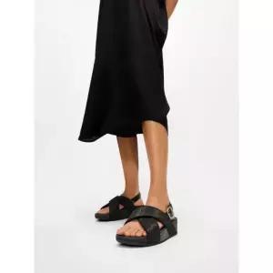 핏플랍 fitflop 핏플랍삼성물산공식 여성 루루 쉬머글리즈 백 스트랩 샌들 블랙 (FT64K2S135)