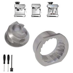 BES 870/875/876/878/980(1926년 이전 PDC)(5성급), 420 식품 등급 안전 스테인리스 스틸용 Breville 에스프레소 머신용 커피 그라인더 버 세트 교체용