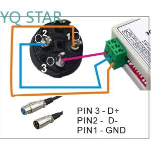 조명 제어용 4채널 DMX512  스 무대 DJ용 AC 110-220V 입력 이  4방향 컨트롤러
