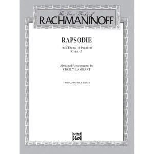 파가니니 주제의 랩소디, Op.43 (두 대의 축약 손, 피아노, 개의 편곡)