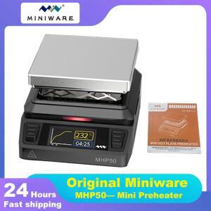 미니웨어 미니 핫 플레이트 예열기, MHP50, 50x50mm 가열 영역, 일정한 온도 가열 테이블, 350 ℃ 지능형