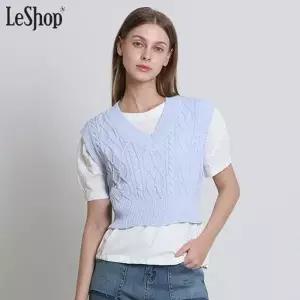 [르샵(LeShop)] 파스텔 피셔 조끼 (택가격: 89000원)
