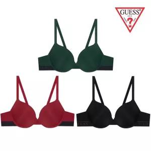 게스 블랙밴딩 골드로고 브래지어 3종택1 GDWBR911 2360381