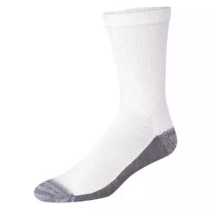 Hanes 남성용 양말, X-Temp 쿠션 로우 컷 양말, 12팩, 화이트 - 크루 12쌍