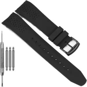 페이어트 23mm 커브드 엔드 교체 밴드 시티즌 에코 드라이브 위켄더 남성용 스포츠 스트랩 AW1158-05L