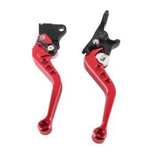CNC 알루미늄 모터사이클 클러치 드럼 브레이크 레버 빨간색(스즈키 호환용)(27*15*3cm)(빨간색)