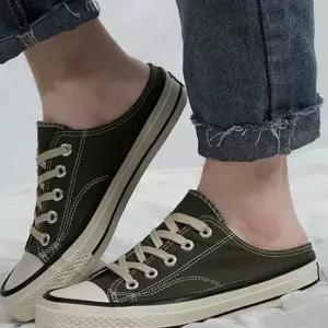 캐주얼 남성 캔버스 슬립온 운동화 캔버스 슬립온 로우 단화 남성캔버스뮬