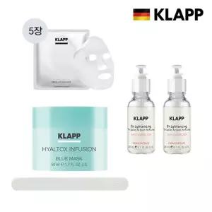 [KLAPP] 클랍 히알톡스 블루 마스크팩 1개+모델링밴디지5+스파츌라