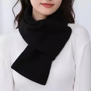 검정 기모 목도리 여성 넥워머 겨울 숏머플러 목폴라 귀도리 방한장갑 목도리여자