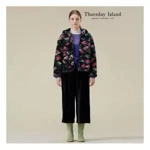 써스데이아일랜드 [Thursday Island] 패턴 플리스 집업 점퍼(T238MLT234W) 590007Moony