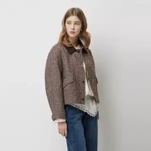 시슬리 [본사] 에코 메이브 패딩 셔킷_SAJP36561DR 589993Moony