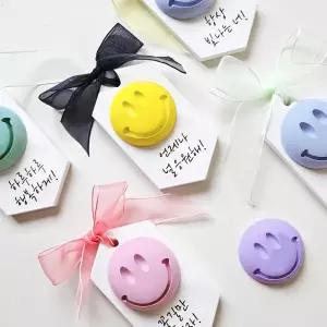 마타바 함께 웃어요 스마일 타블렛 석고방향제 만들기 diy 키트 15개 kit+동영상 감사땡큐 응원 스티커공예