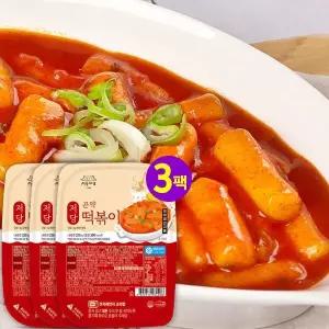 서울마님 저당 곤약 떡볶이 220g x3팩 전자레인지용