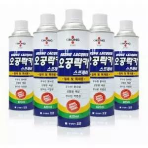 오공 락카스프레이 420ml(1박스-20개)색상별모음 오공