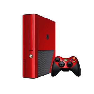 레드 크롬 미러 - 시스템 스킨의 비닐 데칼 모드 스킨 키트 Microsoft Xbox 360E와 호환됩니다