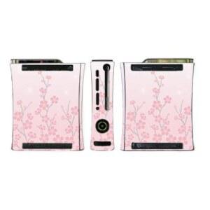 Xbox 360 콘솔용 핑크 벚꽃 스킨
