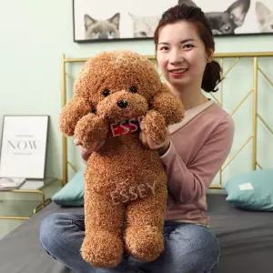 진짜같은 푸들인형 비숑 강아지인형 애착인형 귀여운 봉제인형 수면 인형 애착 수면인형 봉제