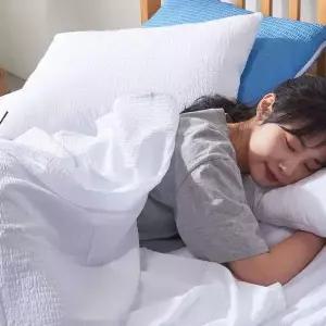 여름 홑이불 Q) 시원한 홑겹 화이트(D 침구 인견홑이불