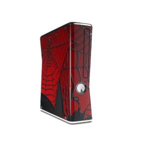거미줄 - XBOX 360 슬림 버티컬과 호환되는 랩터스킨즈 데칼 스타일 스킨