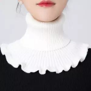 고품질 페이크 목폴라 넥워머 가짜카라 레이어드 넥케이프 레이스케이프 (WEFEB82)