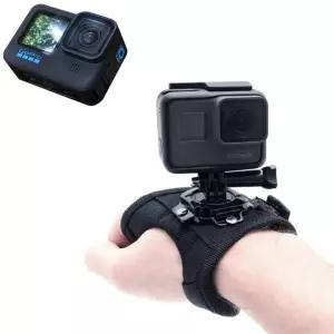 GOPRO10 호환 액션캠 손등 글러브 장갑 핸드 거치대 스트랩 브라켓 (W97D1F6)
