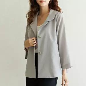 (∼100size)네온링버튼라운드자켓 OUF3009