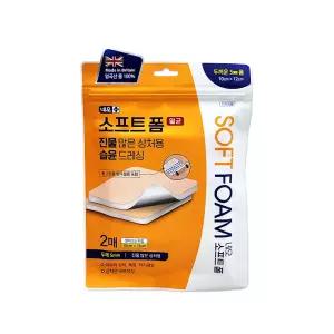 네오 소프트폼 멸균 드레싱 5mm (10cm x 12cm) 2매입 1개