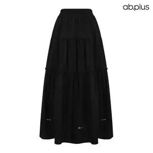 [ab.plus] 레이스 캉캉 롱 스커트 (LSA2MS36A)