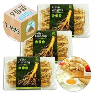 Gs-Fm 고려 생 인삼 수삼 4-6년근 9호 요리용 1800g