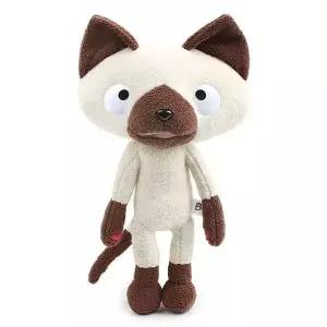 보토스 봉제인형 보리 32cm 고양이 동물인형 브라운 육아 (WA5503B)